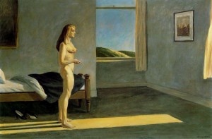 059  Hopper une femme au soleil