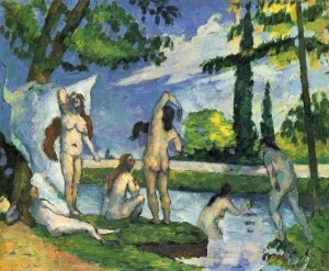 Paul_Cézanne Les Baigneuse 1874 75 New York